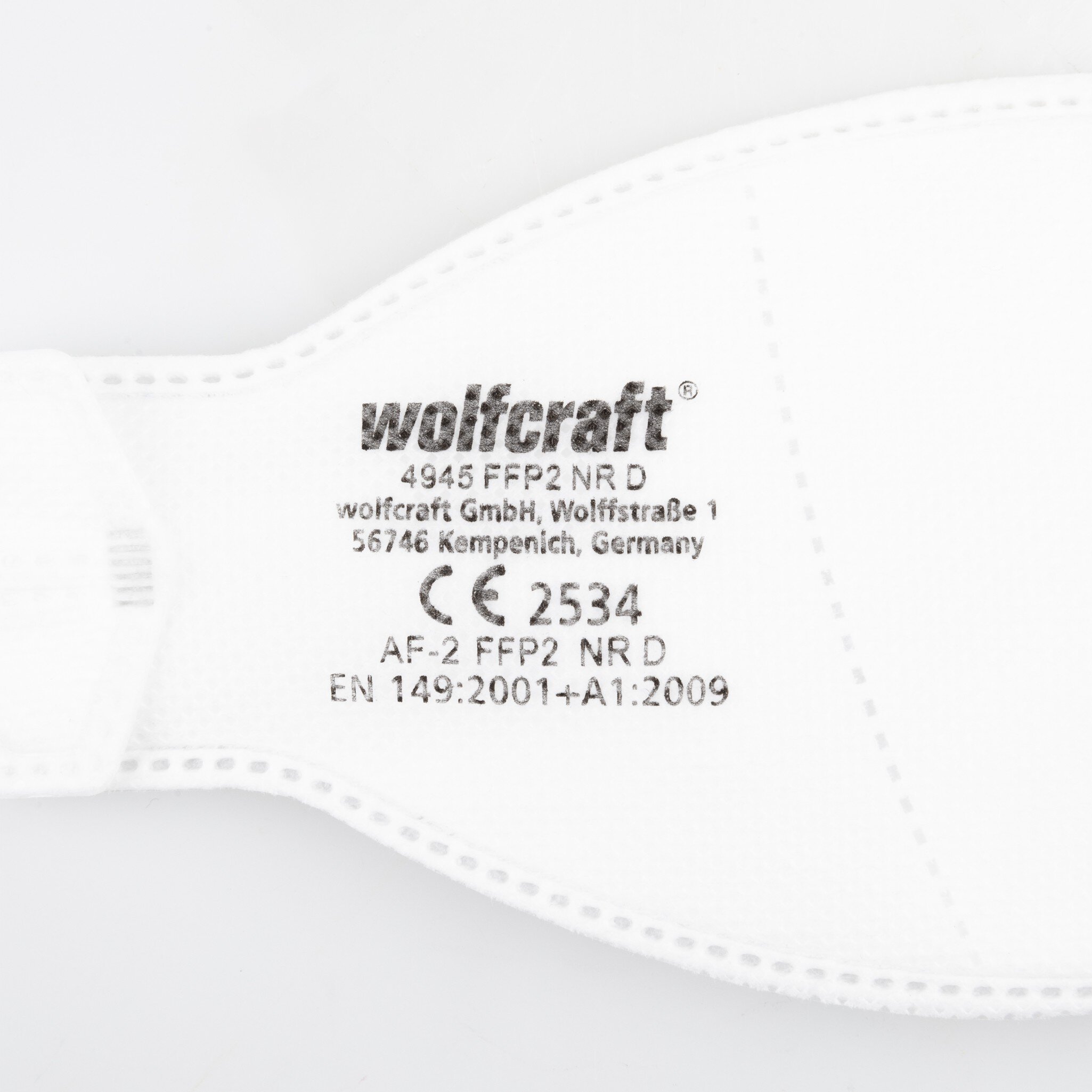 2 máscaras plegables de protección respiratoria, FFP2