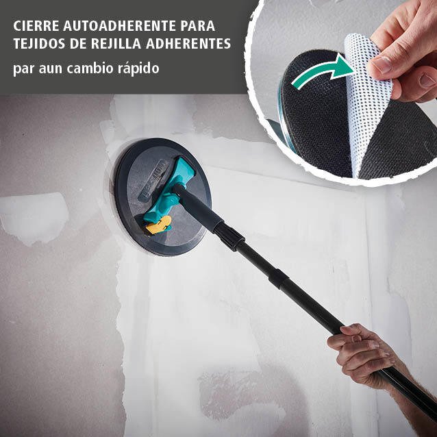 1 juego de lijadora circular para placas de yeso de 3 piezas y 225 mm de diámetro