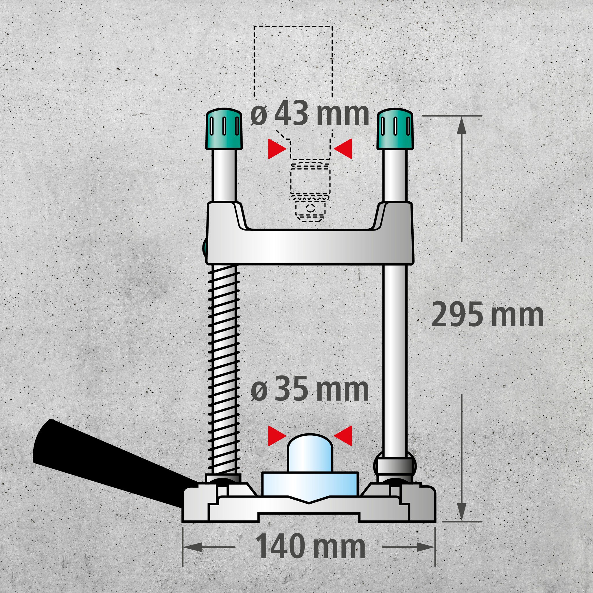 1 soporte de columna móvil tecmobil
