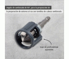 1 avellanador WS con tope profund. Ø20mm