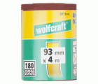 1 rollo de papel abrasivo adhesivo, grano 180, 4 m x 93 mm