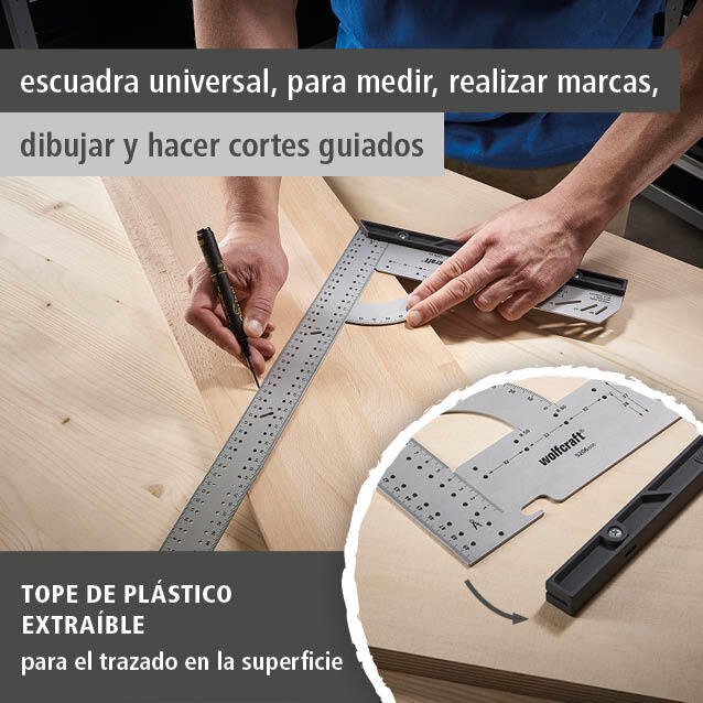 1 escuadra universal l = 500 mm