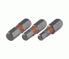 1 juego de puntas Solid, 3 piezas hexagonal 4 + 5 + 6 mm