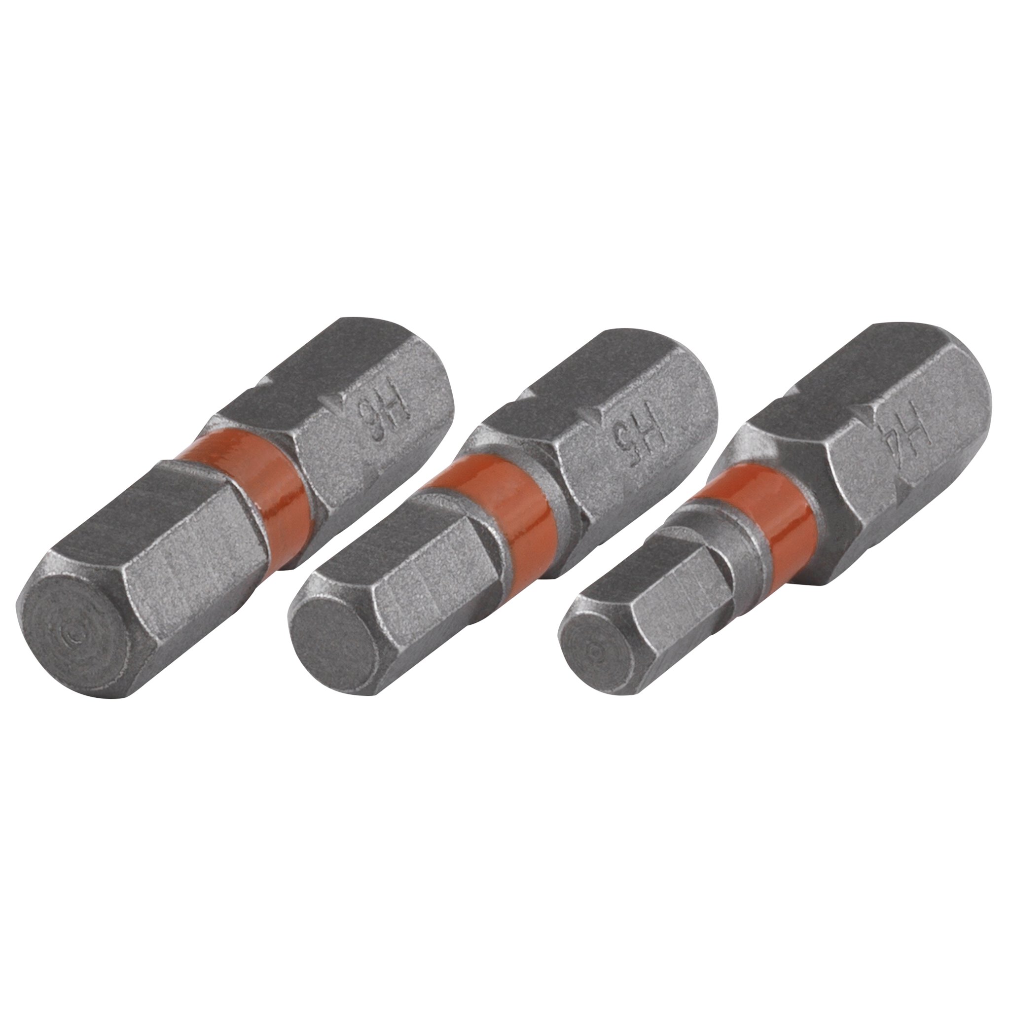 1 juego de puntas Solid, 3 piezas hexagonal 4 + 5 + 6 mm
