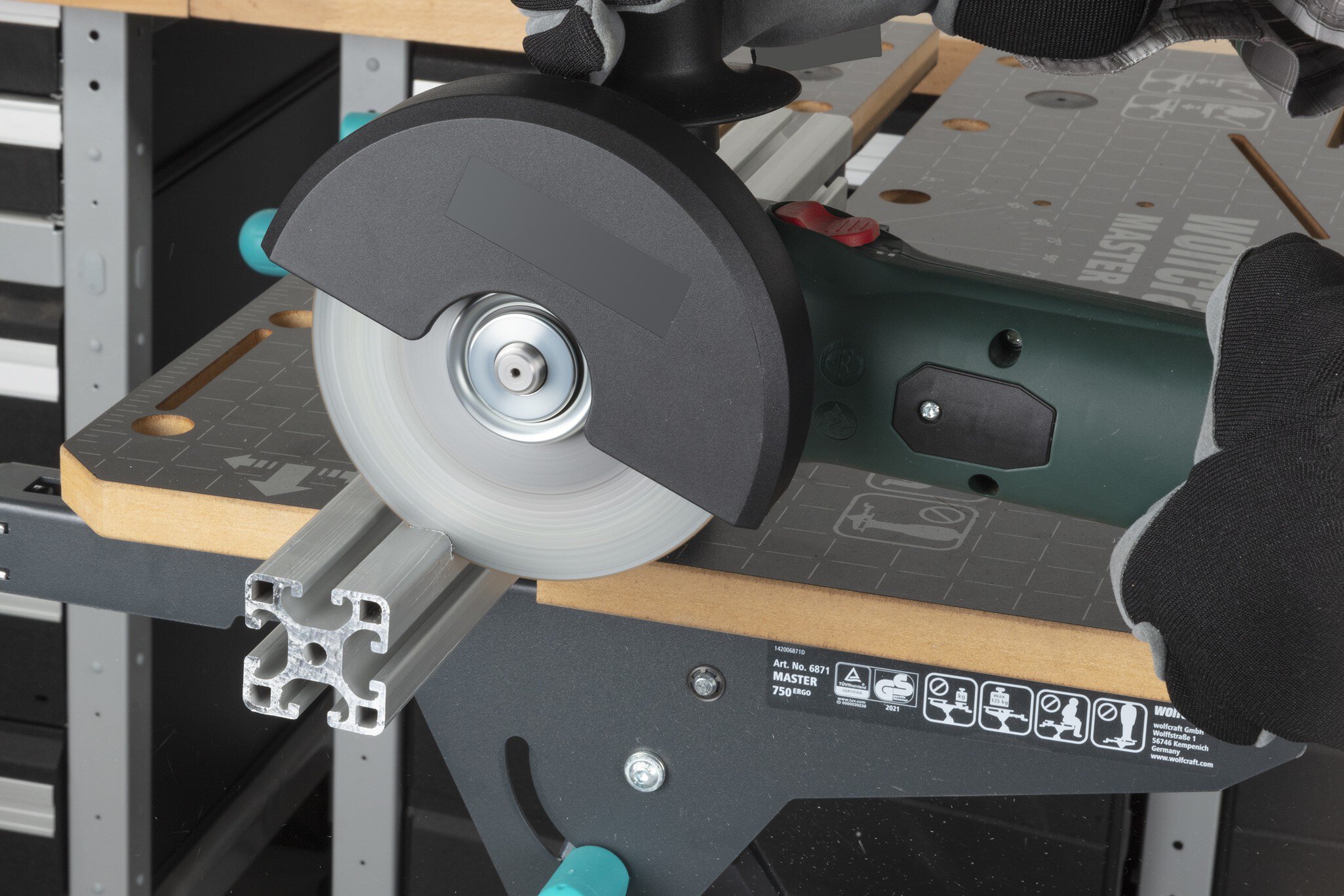 1 disco para cortar aluminio ø 125x1,5x22,2 mm