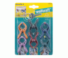 1 juego de mini-pinzas con resorte microfix de 7 piezas