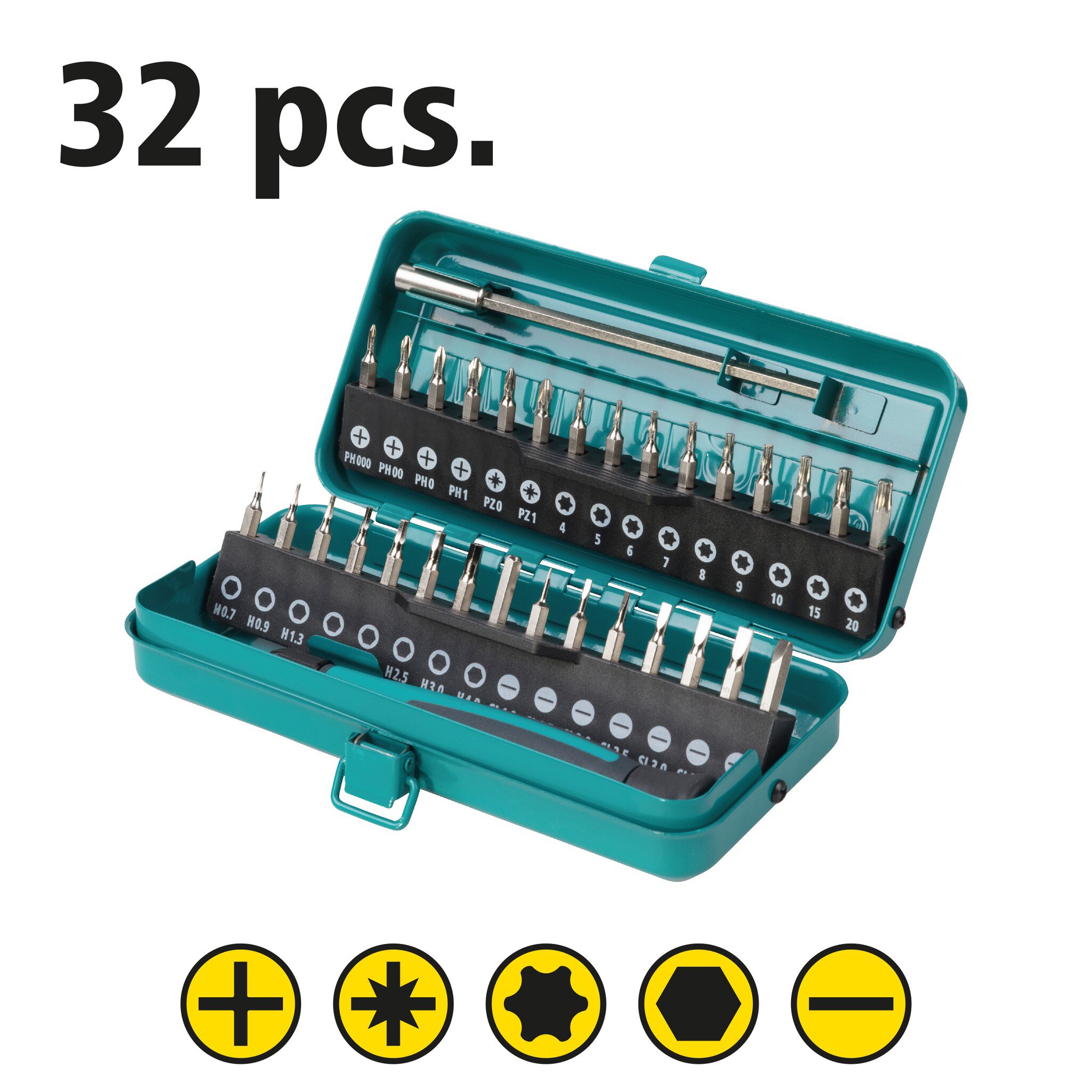 1 caja de puntas micro Solid, 32 piezas