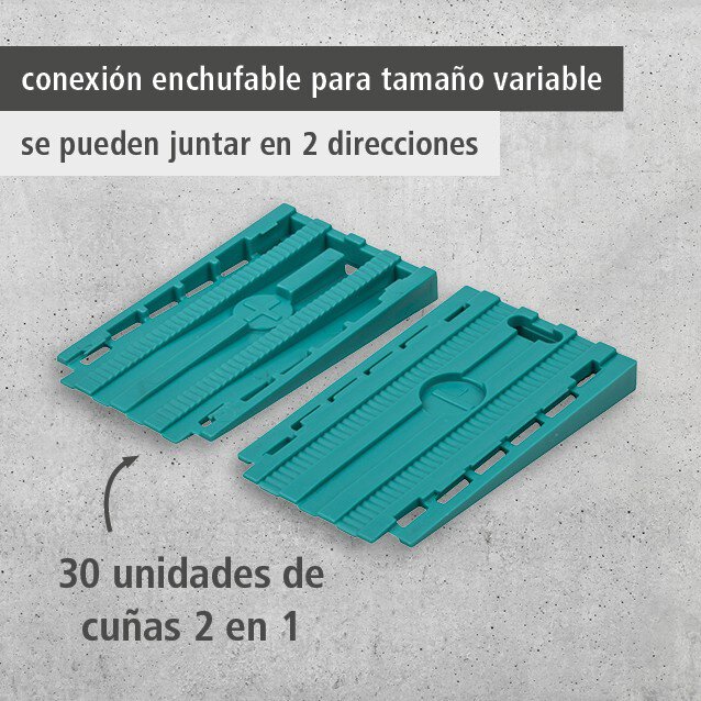 30 cuñas universales 35x6x60mm