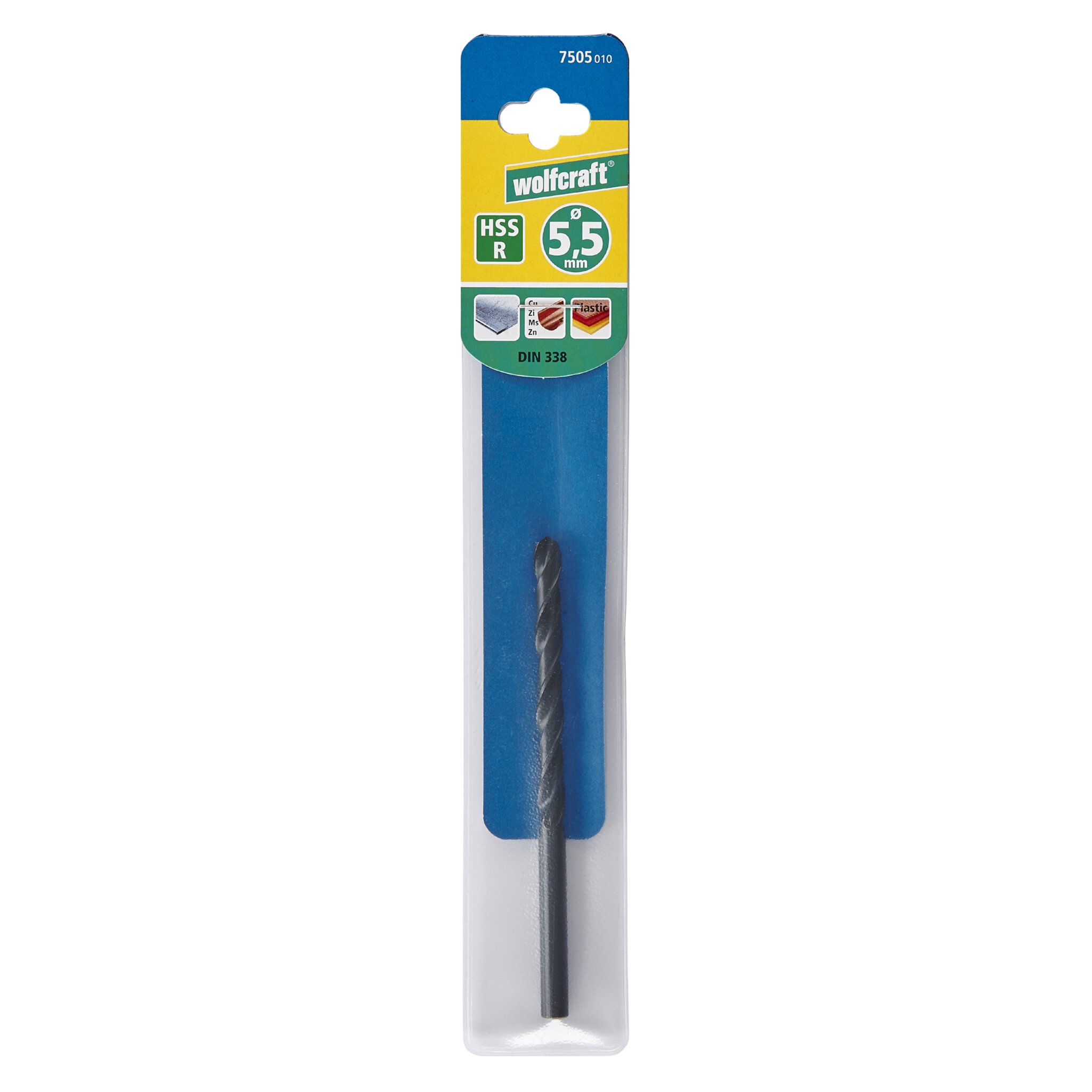 1 broca para metal HSS, FL, Ø 5,5 x 93 mm