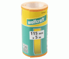 1 rollo de papel abrasivo de grano Grano 120, 5 m x 115 mm