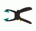 2 mini-pinzas de sujeción rápida quickfix S