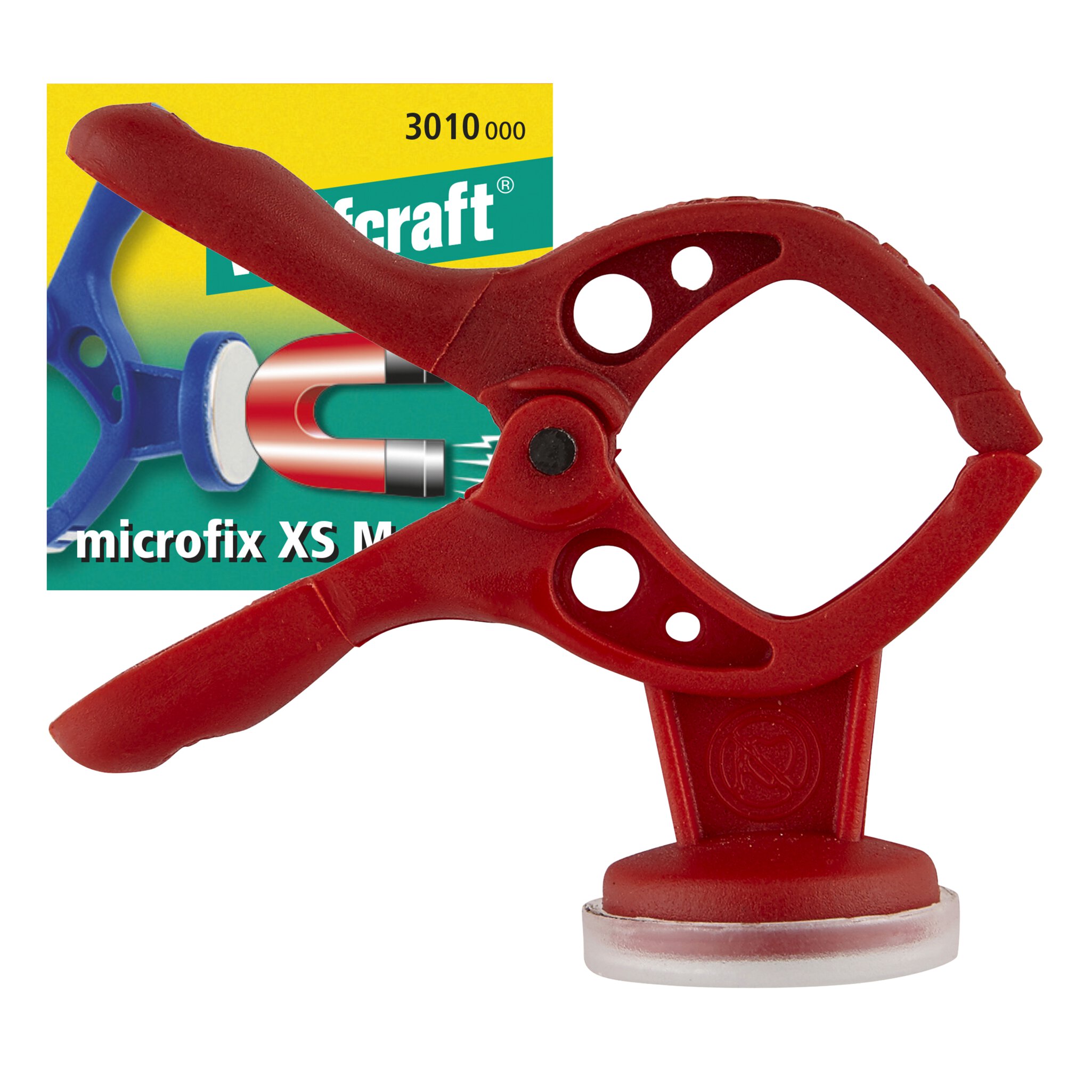 1 mini-pinza con resorte con imán microfix XS