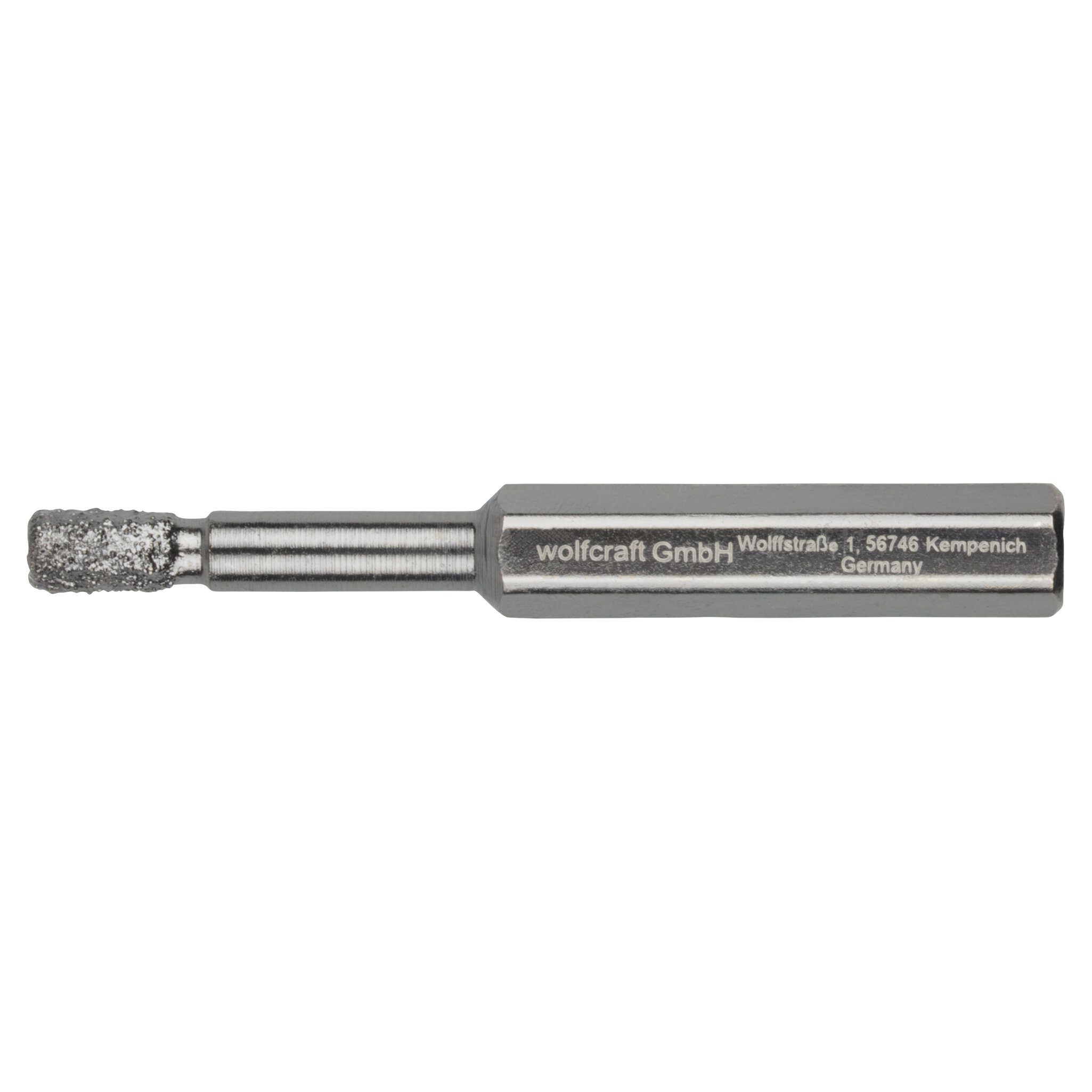 1 broca de diamante vást. hexagonal, Ø 6 mm
