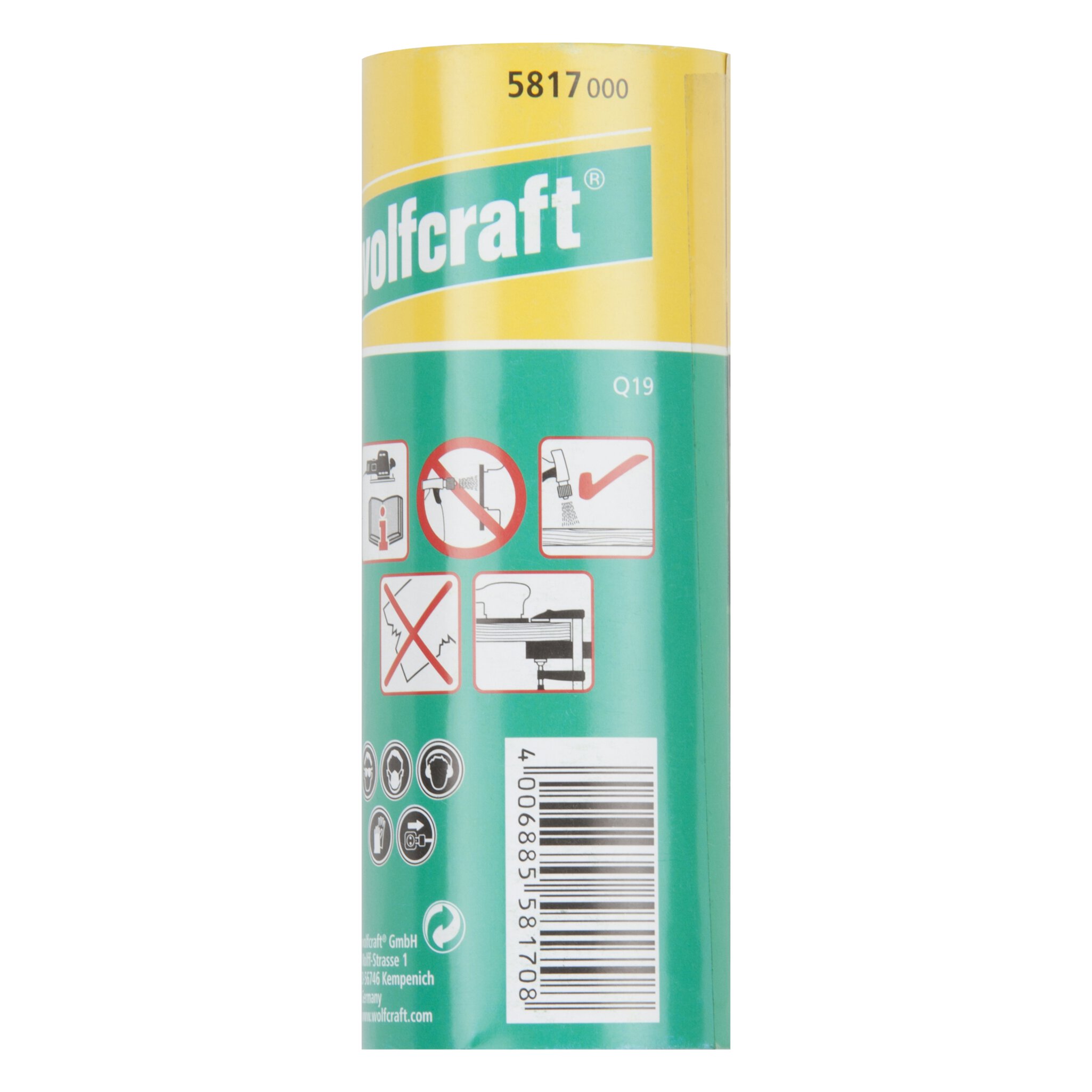 1 rollo de papel abrasivo SiC de grano 600, 3 m x 115 mm
