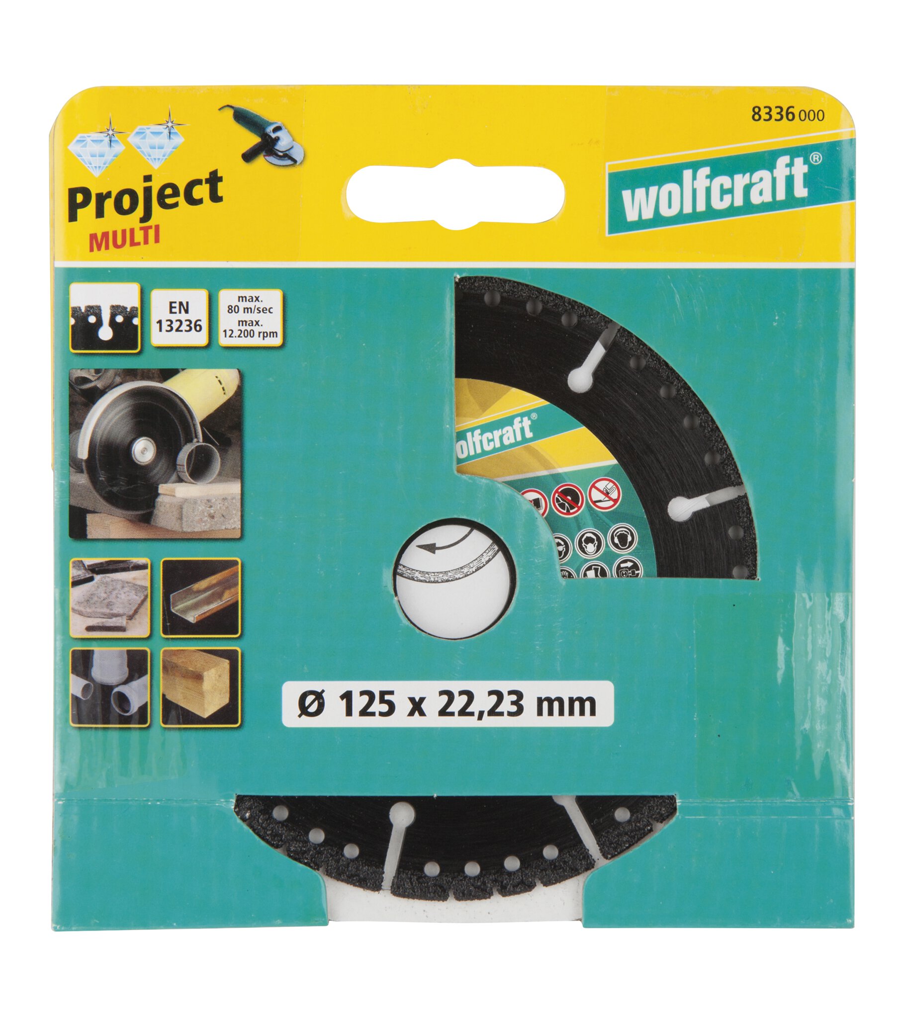 1 disco de corte de diamante Pro Multi ø 125 mm