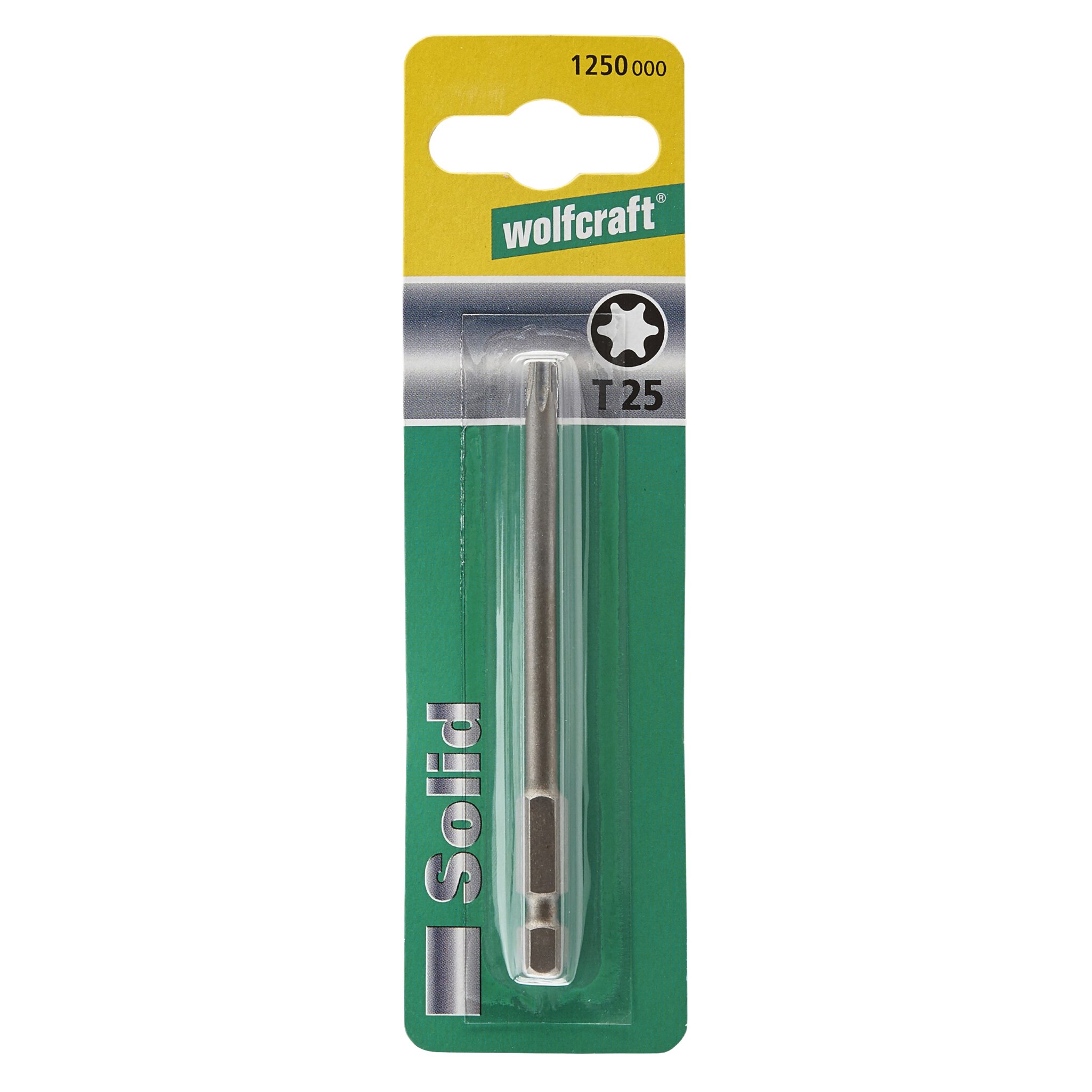 1 punta de atornillador Solid, T 25