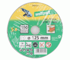5 discos de lijar de fibra WS, grano 100 Ø 125 mm