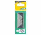 10 cuchillas trapezoidales profesionales de 0,65 x 61 mm