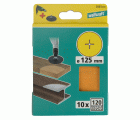 10 discos de lijar, corindón, grano 120 Ø 125 mm