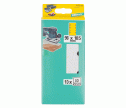 10 hojas de lijar adhesivas Estearato, grano 80 93 x 185 mm