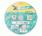 5 discos de lijar de fibra WS, grano 60 Ø 115 mm