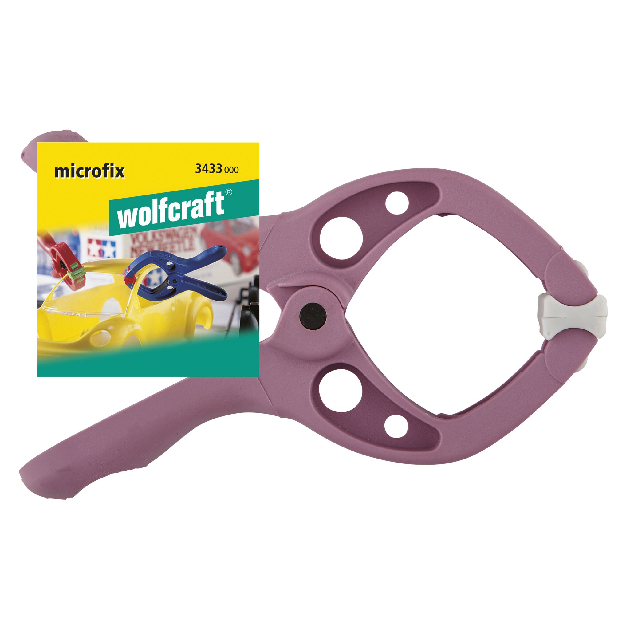 1 pinza con resorte microfix de 30 mm