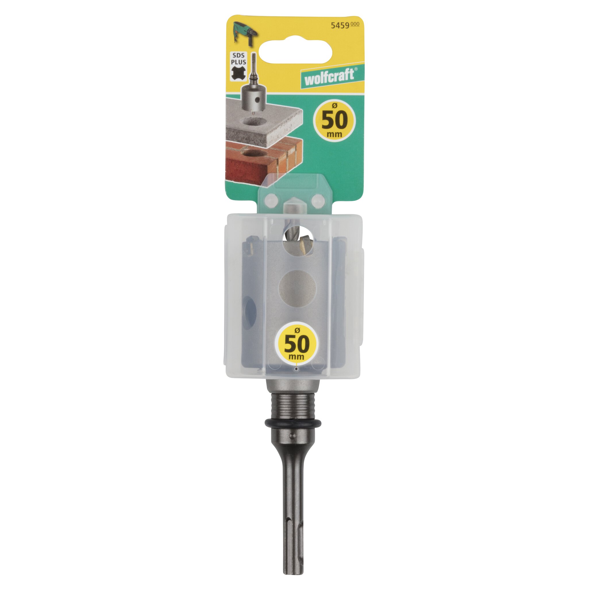 1 sierra de corona de perforación CT con vástago SDS-plus ø 50 mm