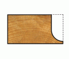 1 fresa de media gargantilla CT vástago=8 ø21,5x12mm