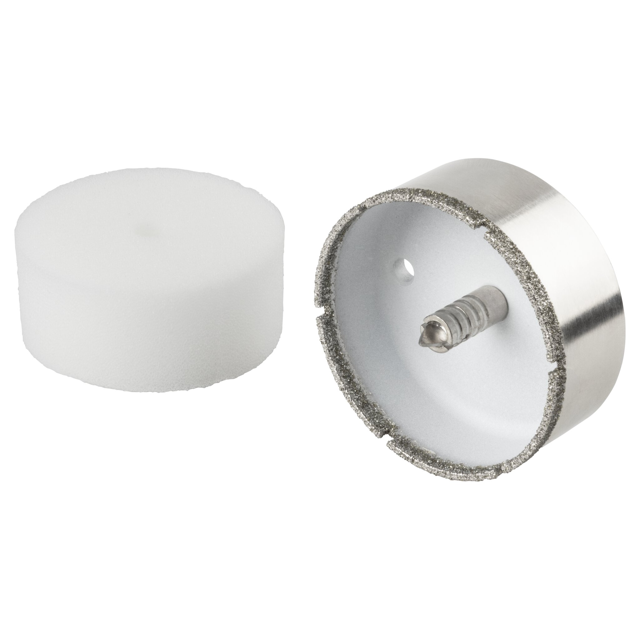 1 corona de perforación de diamante con vástago ø 68 mm