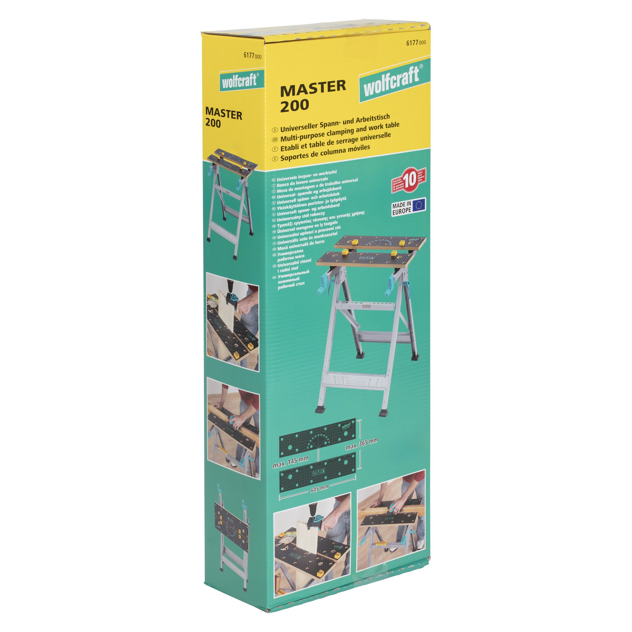1 MASTER 200 - Mesa de trabajo y de sujeción