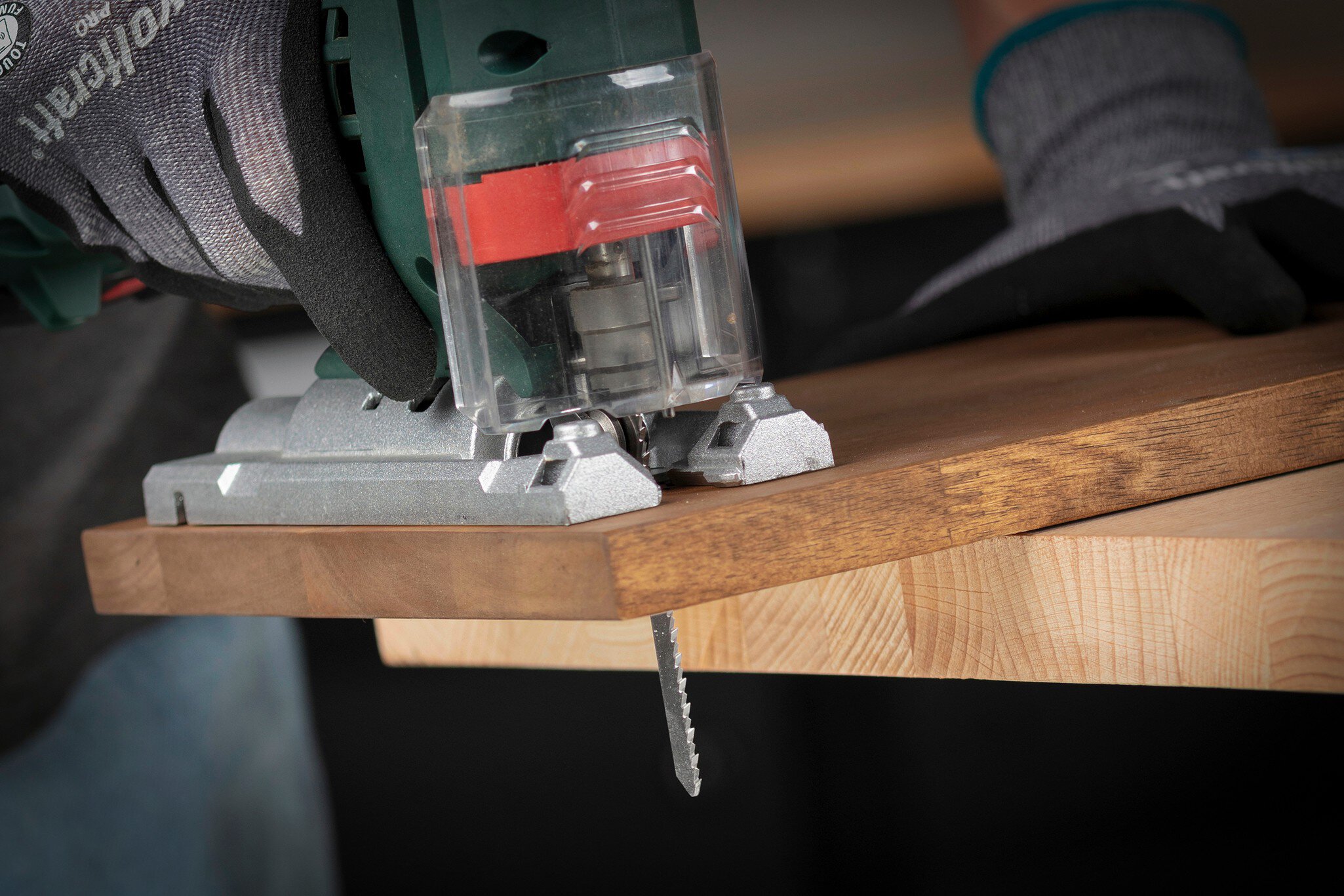 10 hojas de sierra de calar, para madera dura, corte fino, Mirror-Cut