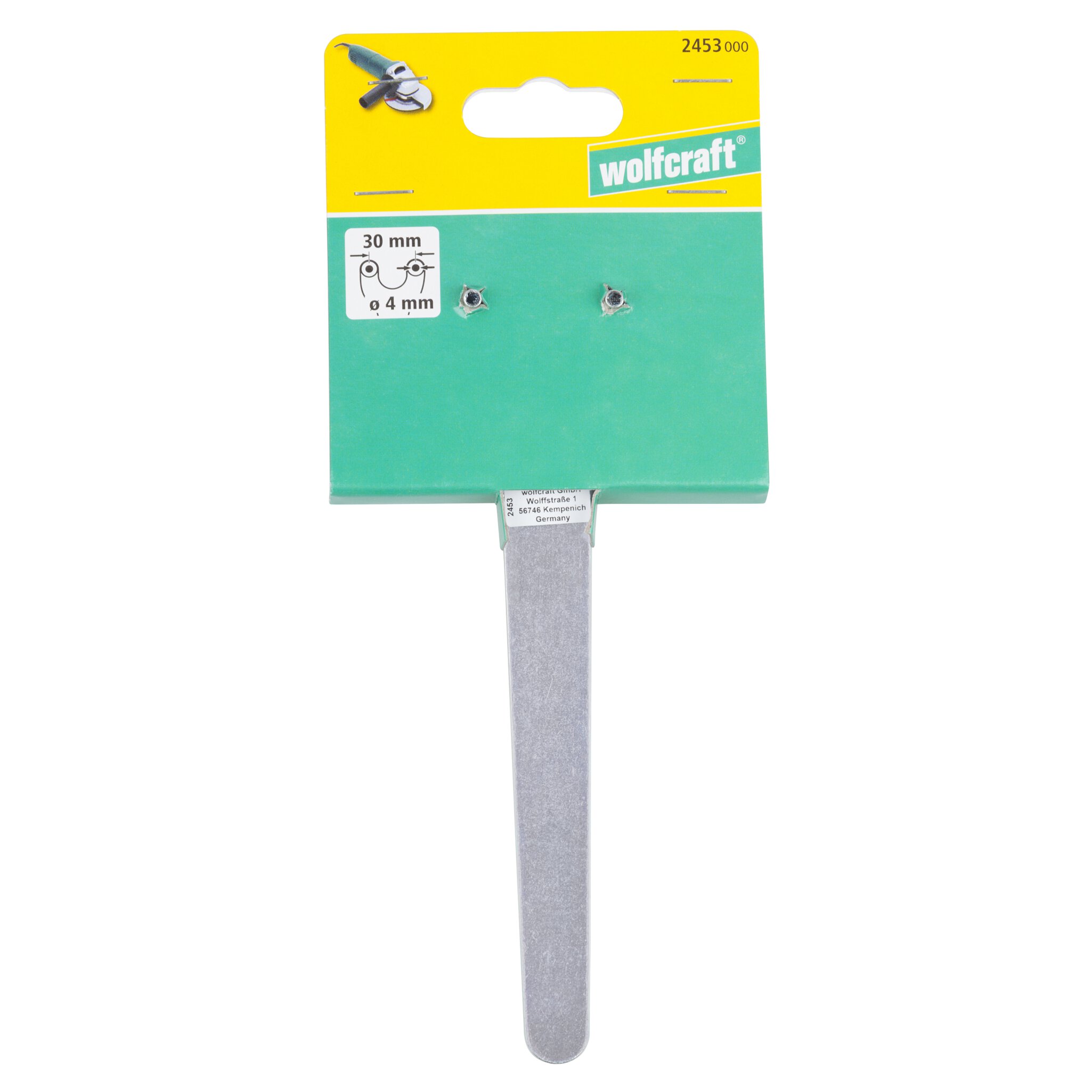 1 llave de brida recta para amoladoras angulares, ZA30 mm