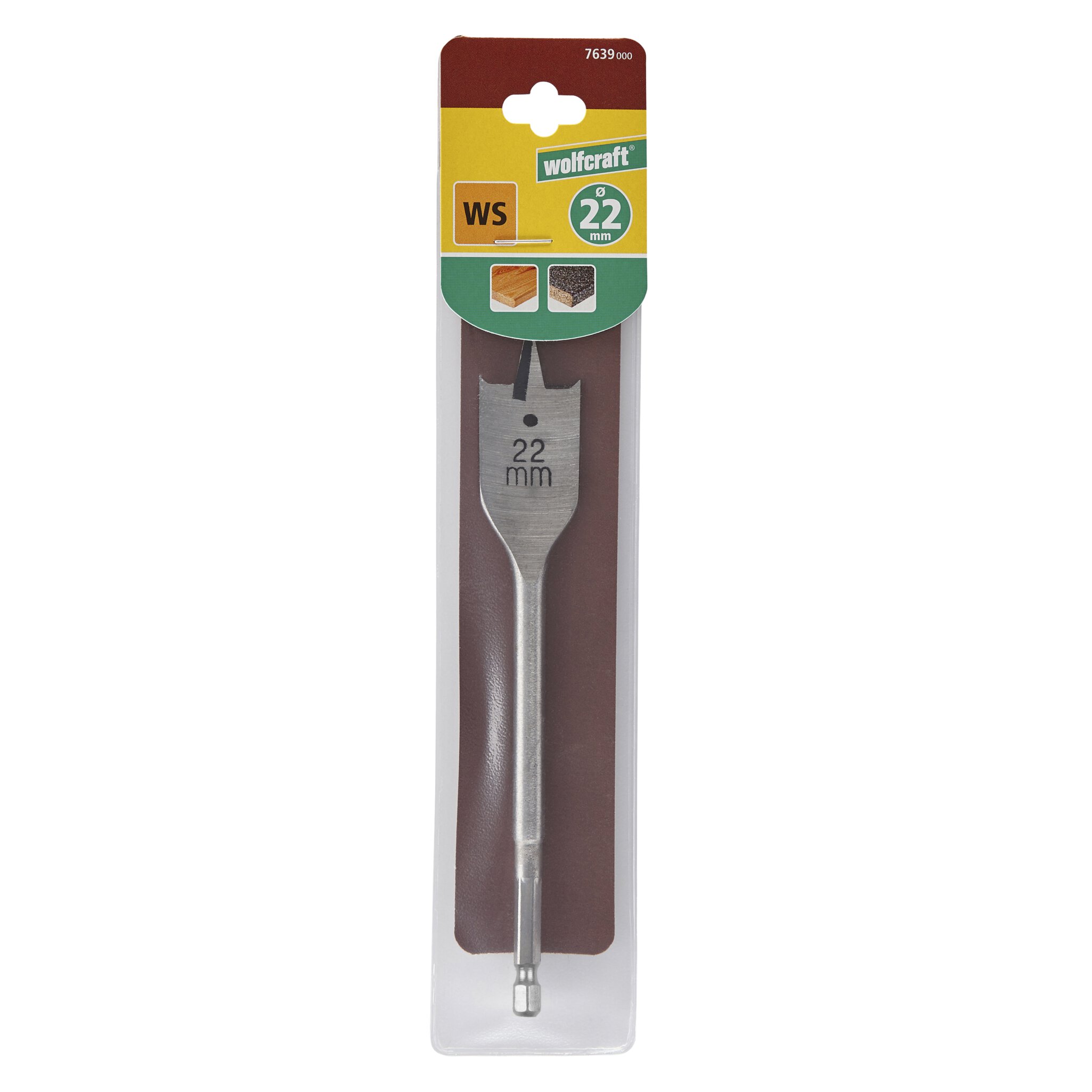 1 broca de pala Ø 22 x 152 mm