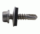 Tornillo broca DIN 7504-K inox A2 con arandela