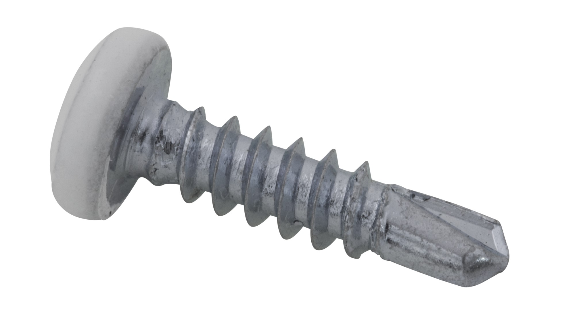 Tornillo broca DIN 7504-N lacado 3,5 x 13 - Blanco