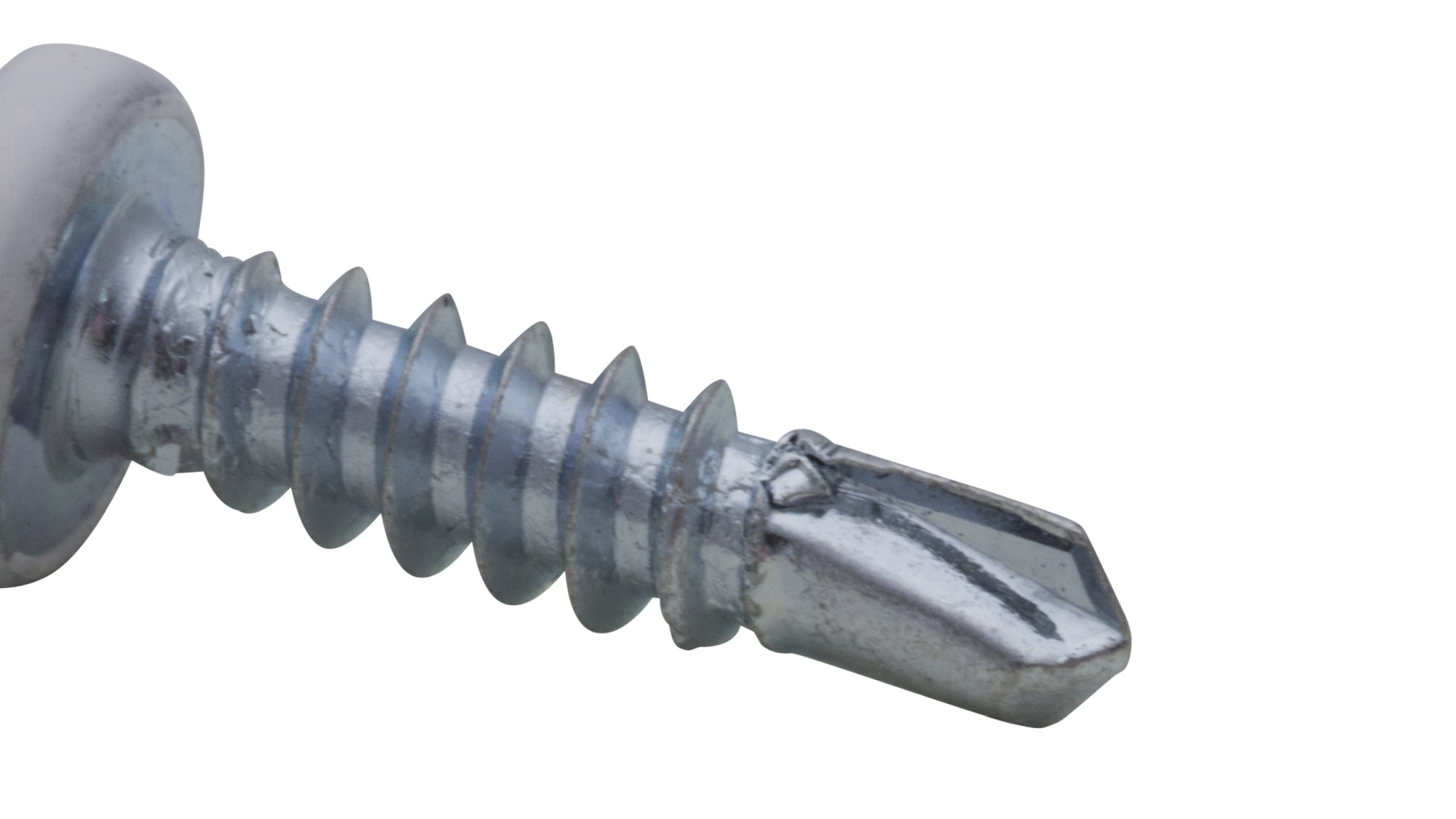 Tornillo broca DIN 7504-N lacado 3,5 x 13 - Blanco