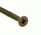 Tornillo FWS PZ cabeza plana bicromatado 3,5 x 17