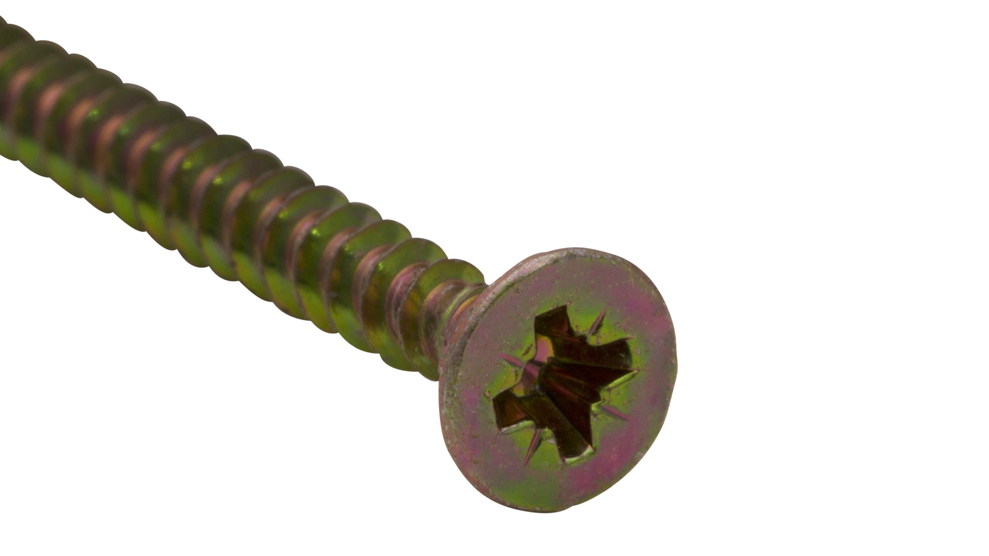 Tornillo FWS PZ cabeza plana bicromatado 3,5 x 17