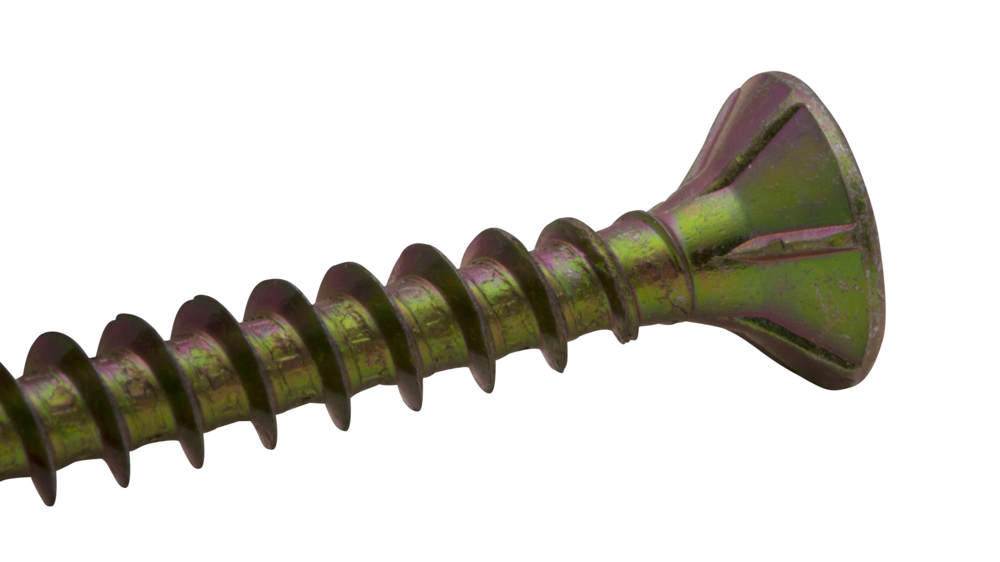 Tornillo FWS PZ cabeza plana bicromatado 3,5 x 17