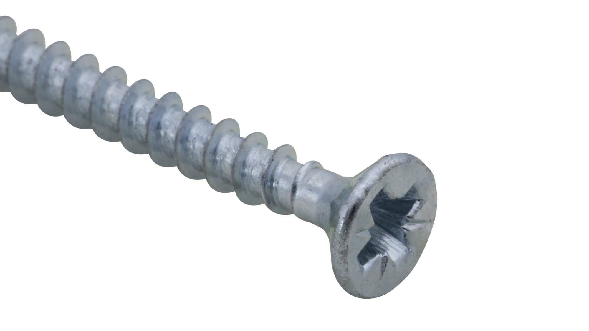 Tornillo PZ cabeza plana cincado RC 2,5 x 12