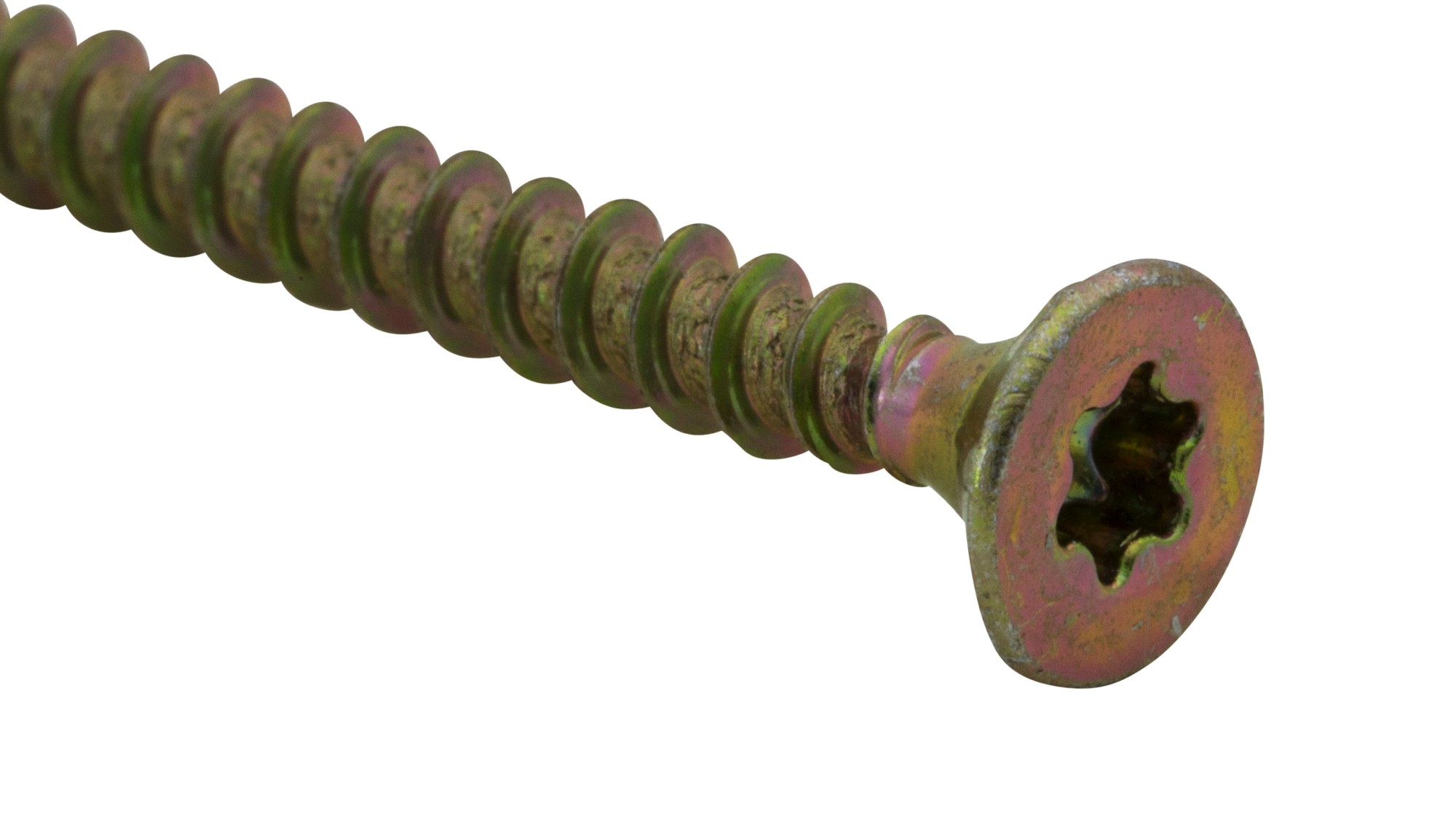 Tornillo TX cabeza plana bicromatado RC 3 x 20