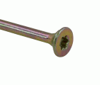 Tornillo TX cabeza plana bicromatado RP 4 x 50