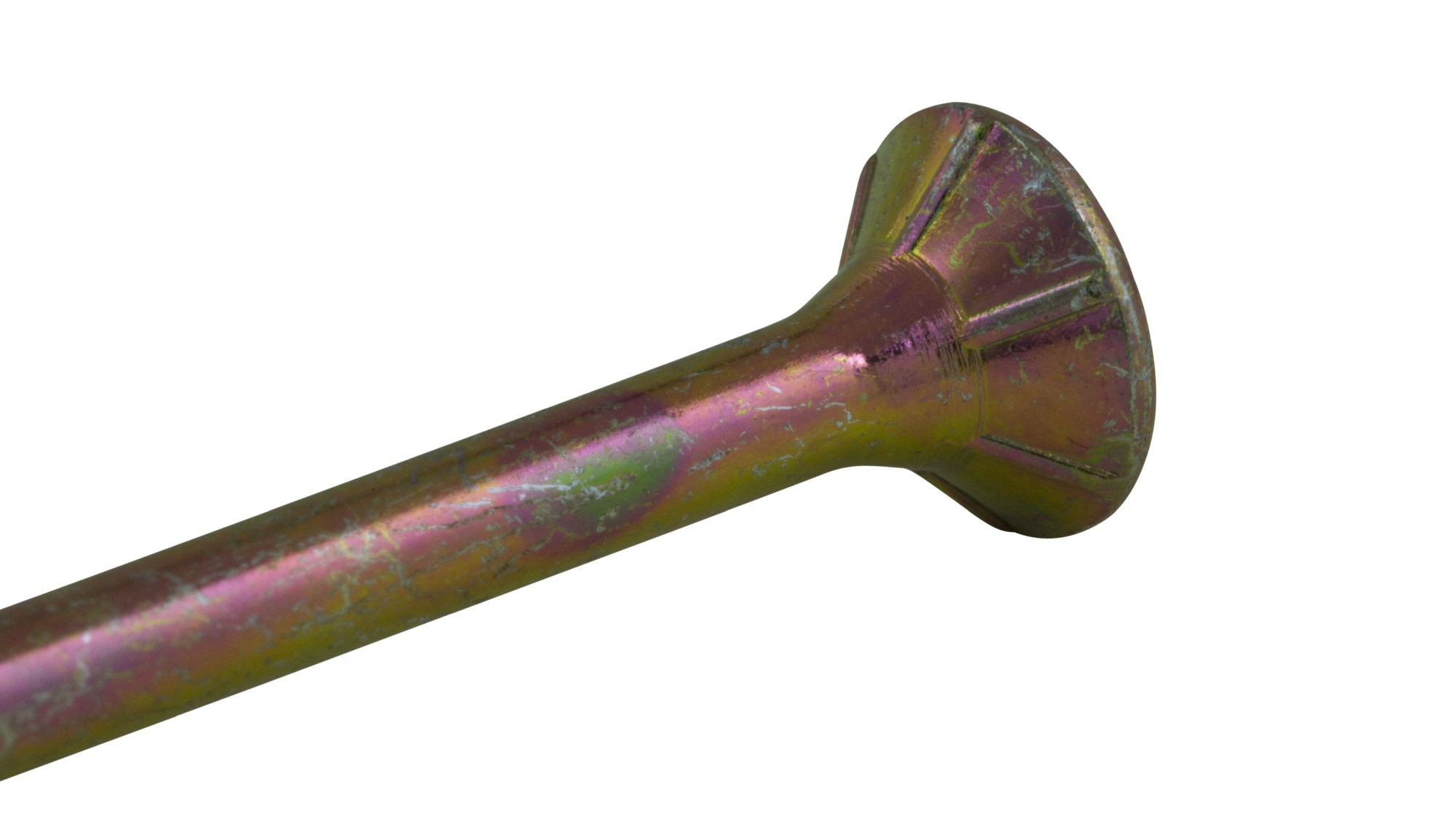 Tornillo TX cabeza plana bicromatado RP 4 x 50