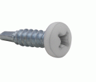 Tornillo broca DIN 7504-N lacado 3,5 x 13 - Blanco