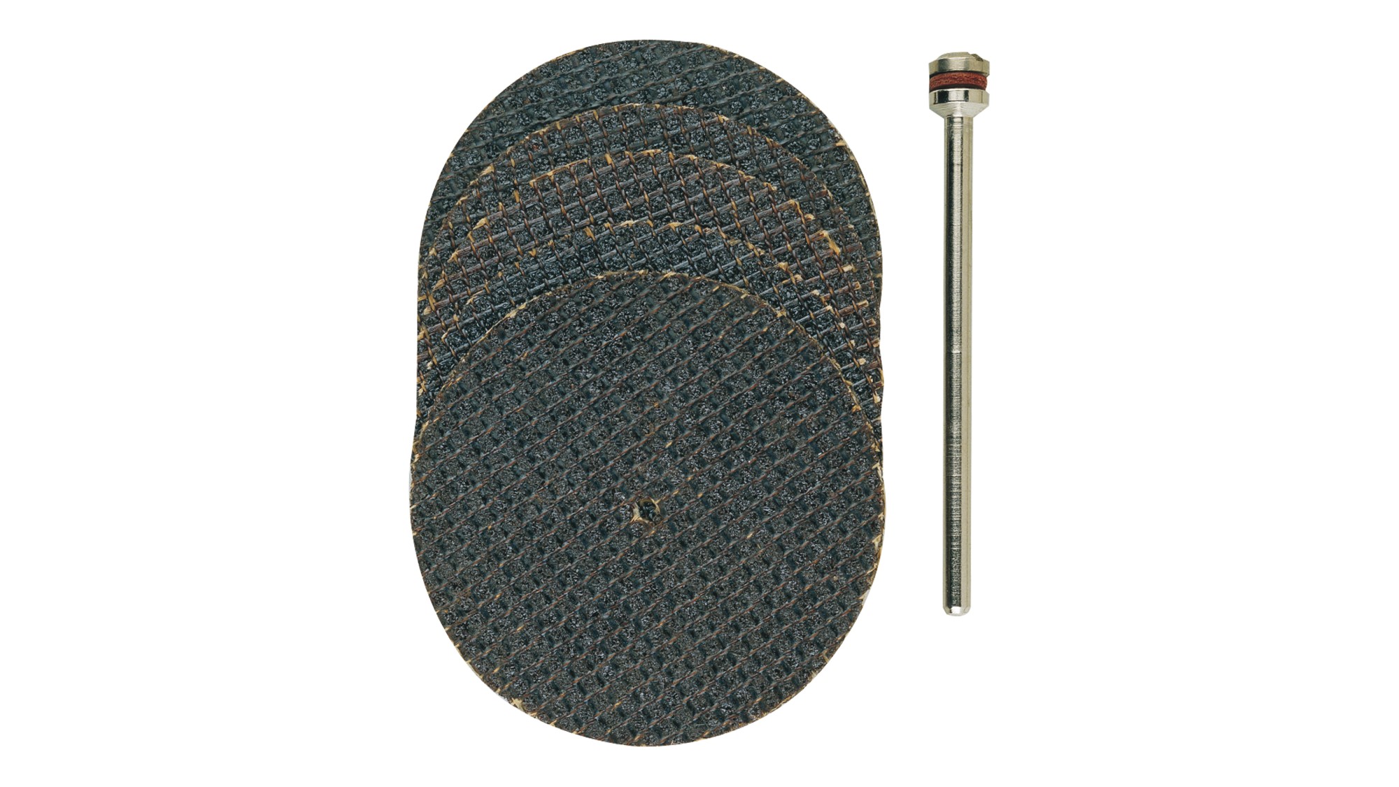 Set 5 discos reforzados 38 mm + vástago