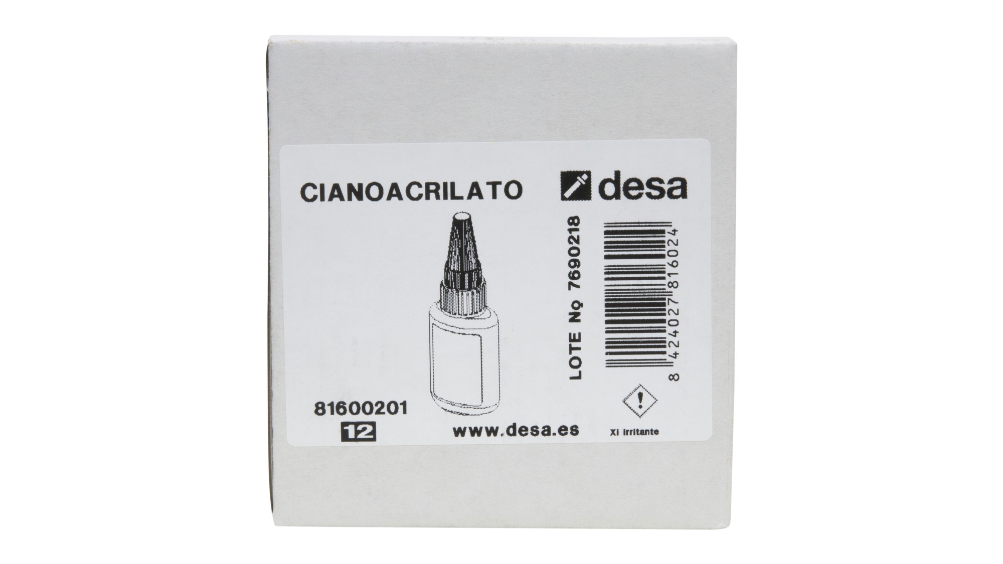 Adhesivo cianocrilato 20 ml