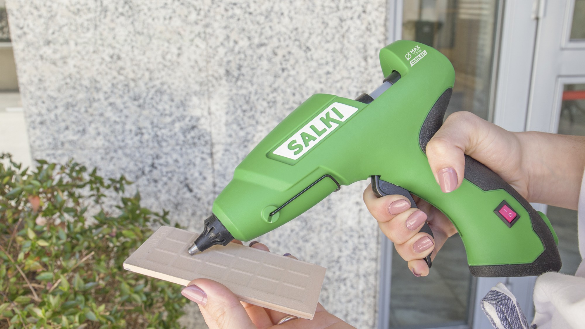 Pistola de cola 80W Cordless (MAX) - Ø12 mm