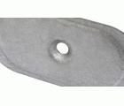 Placa oval 82 x 40