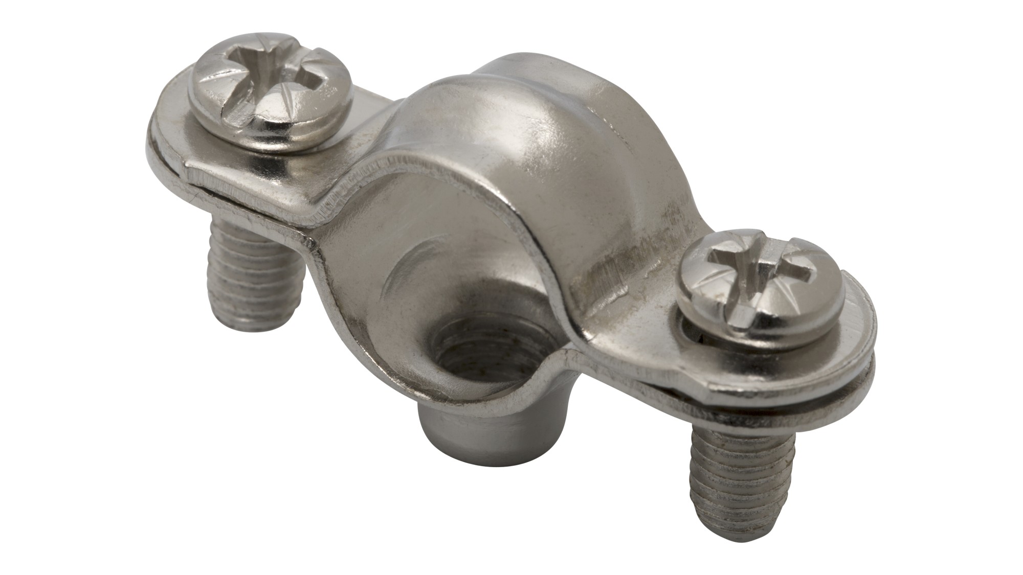 Abrazadera cromada M6 Ø10