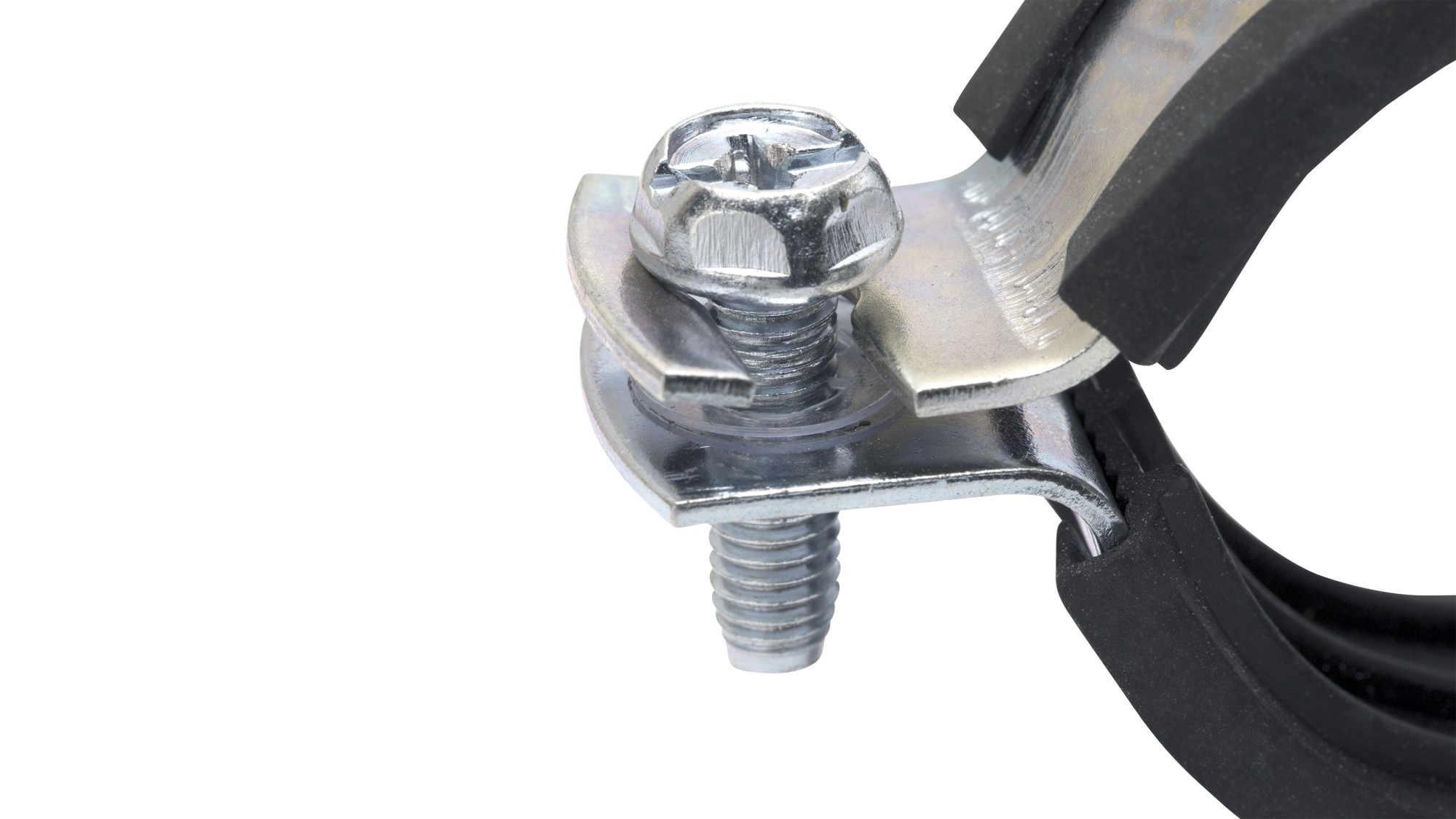 Abrazadera isofónica abierta M8 Ø15 (1/4")